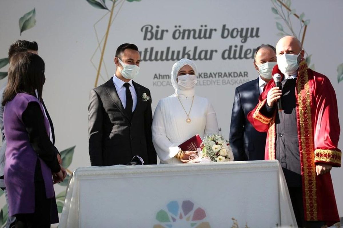 Kocasinan Belediyesinde 2020\'de 2 bin 800 nikah kıyıldı