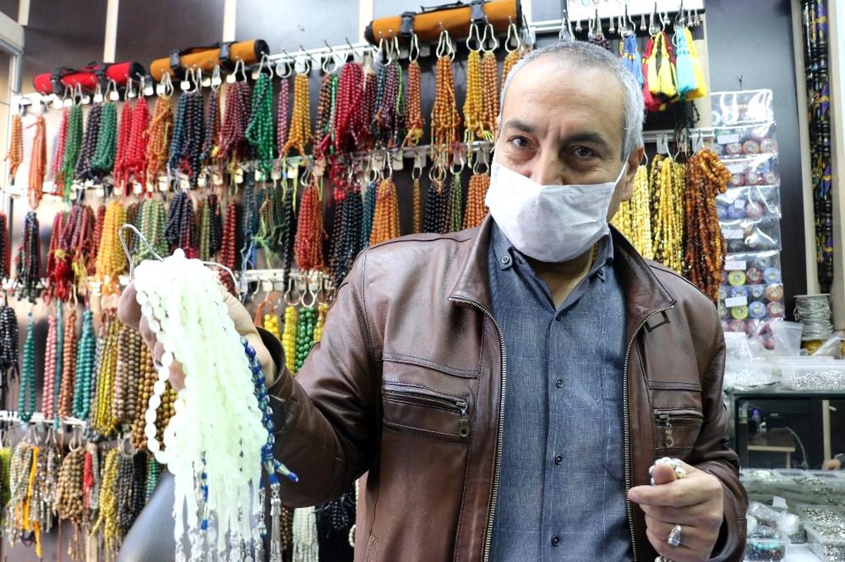Sokağa çıkma kısıtlamasıyla tespihlere ilgi arttı