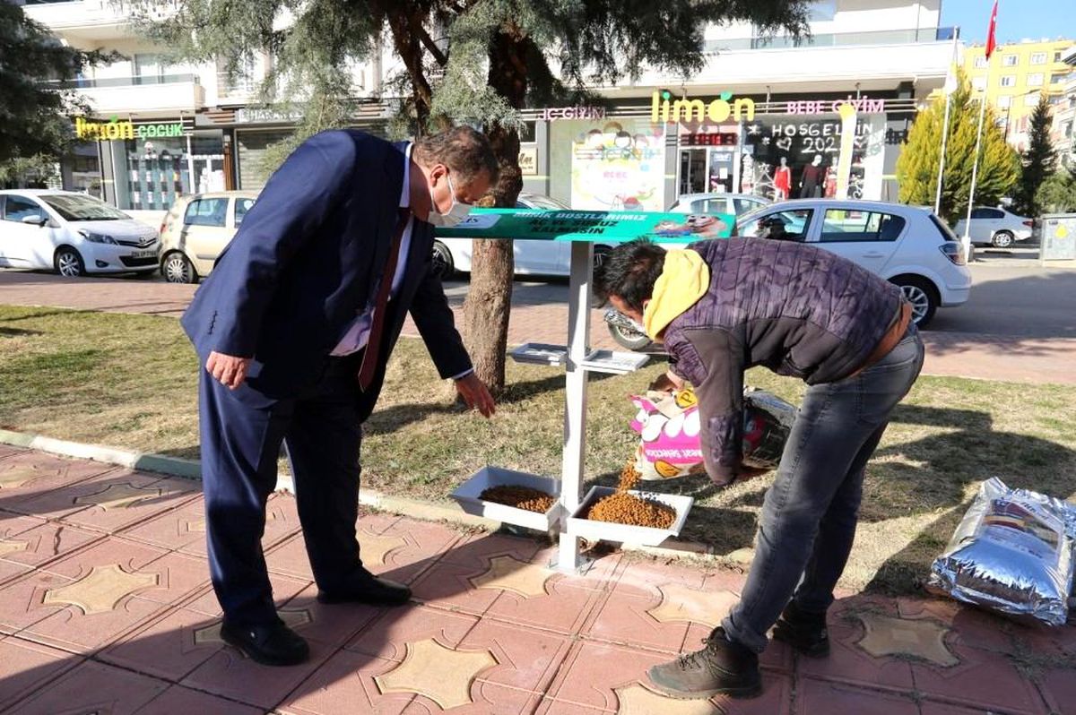 Sokak hayvanları unutulmadı