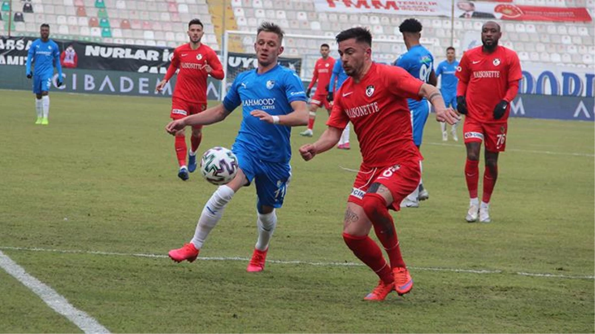 Gaziantep FK, 90+6\'da yediği golle Erzurum deplasmanında 2 puan kaybetti