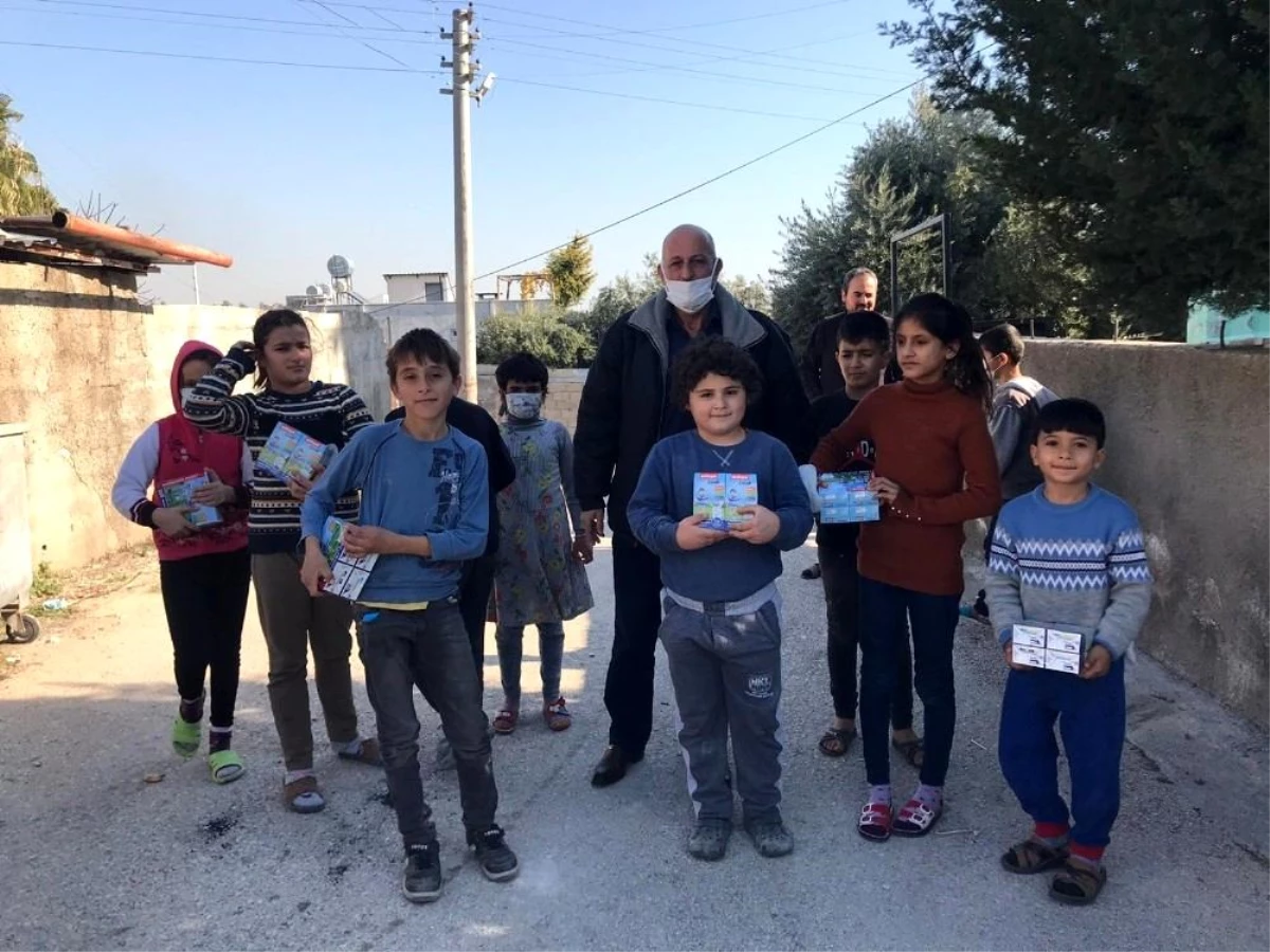 Mezitli Belediyesinden çocuklara devam sütü desteği