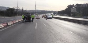 Sokağa çıkma kısıtlaması - 15 Temmuz Şehitler Köprüsü trafik denetimi