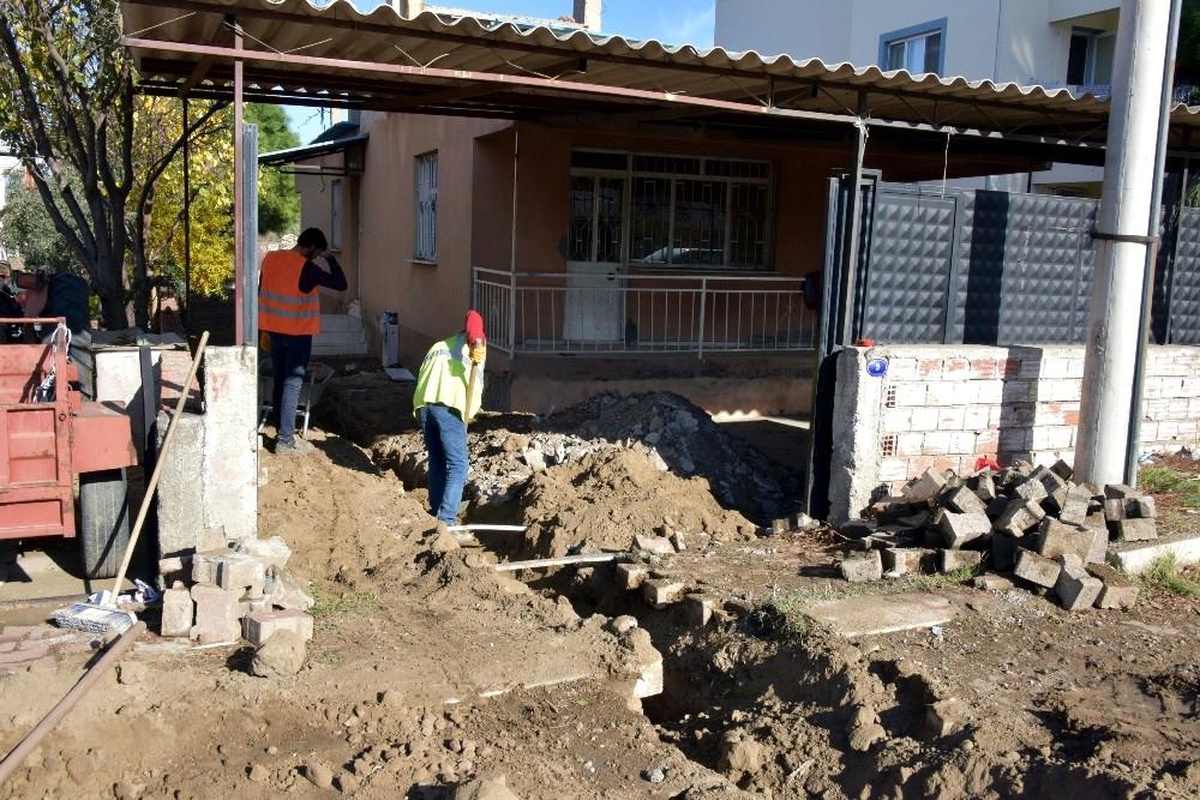 Yeni Şakran ve Hacıömerli\'de evler doğal gaza kavuştu