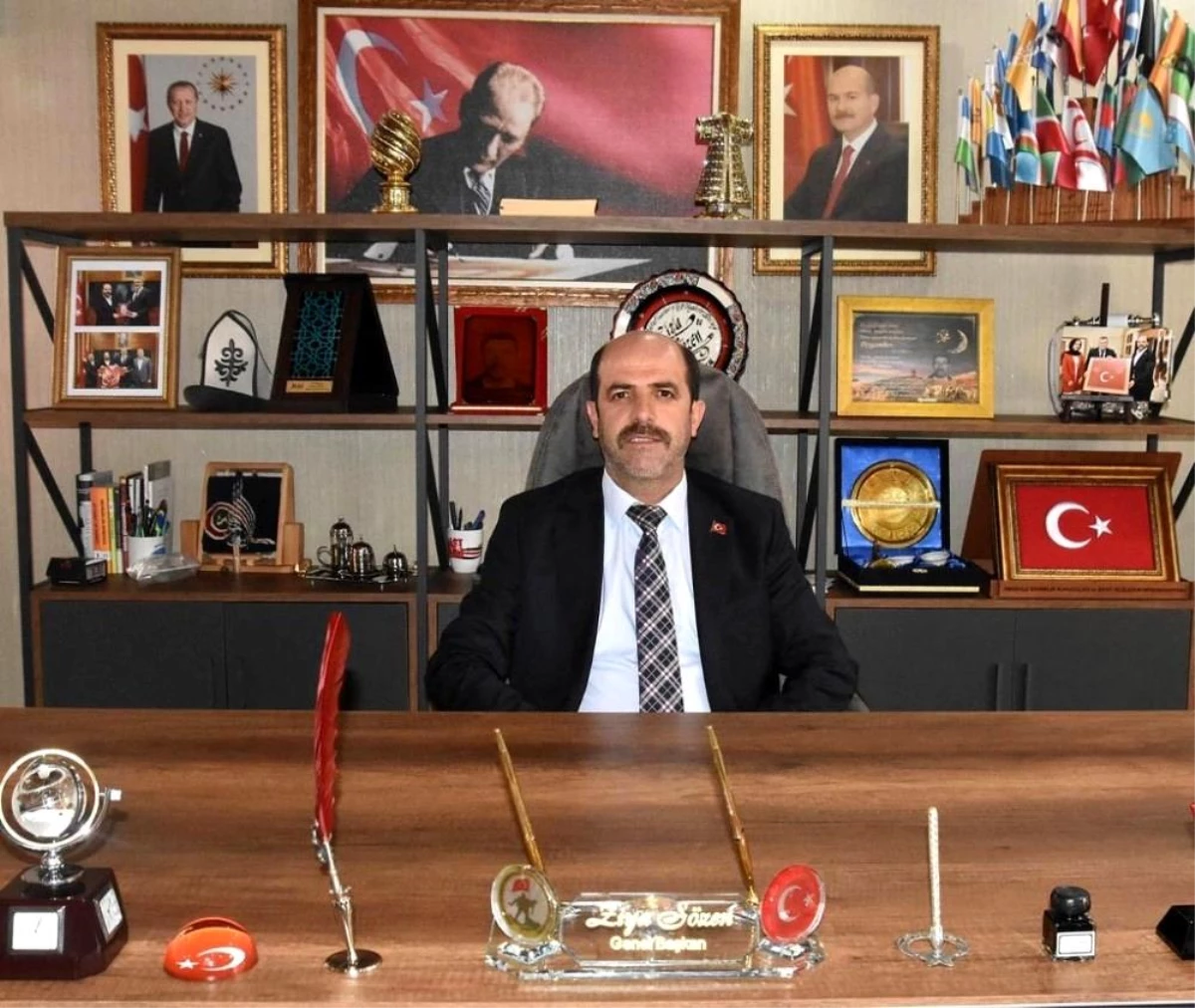 Son dakika gündem: Anadolu Güvenlik Korucuları ve Şehit Aileleri Konfederasyonu Genel Başkanı Sözen: "PKK sevici sözde gazeteciler İçişleri Bakanı Soylu\'ya saldırıyor\'