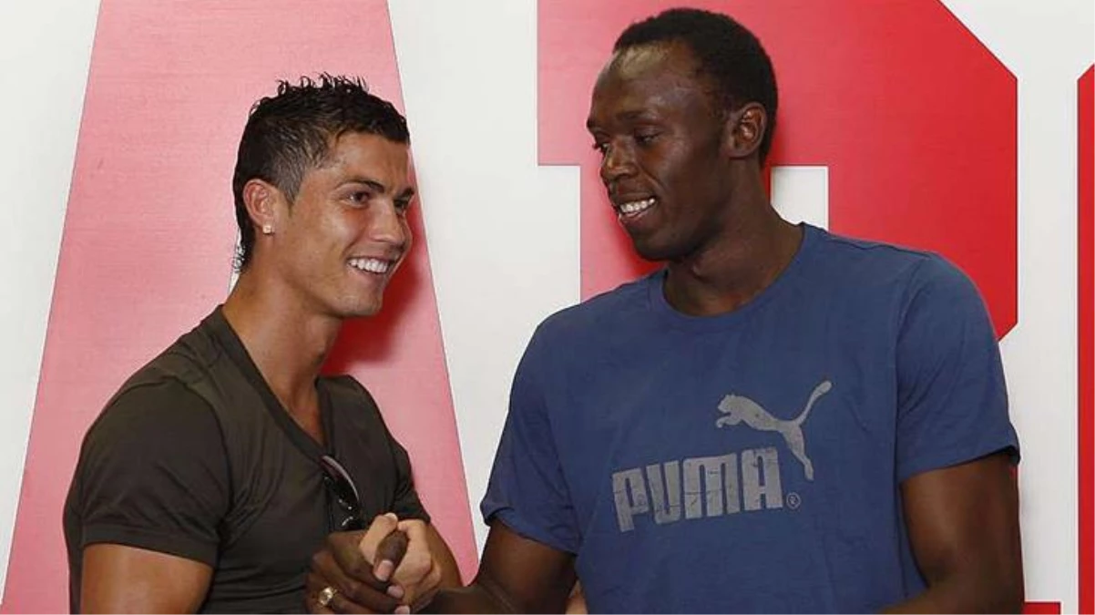 Efsane atlet Usain Bolt, Ronaldo ile takım arkadaşı olmak istiyor