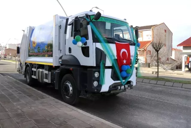 Ergene Belediyesi araç filosu güçlenmeye devam ediyor