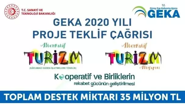 GEKA alternatif turizm ve kooperatif çağrısına 192 başvuru