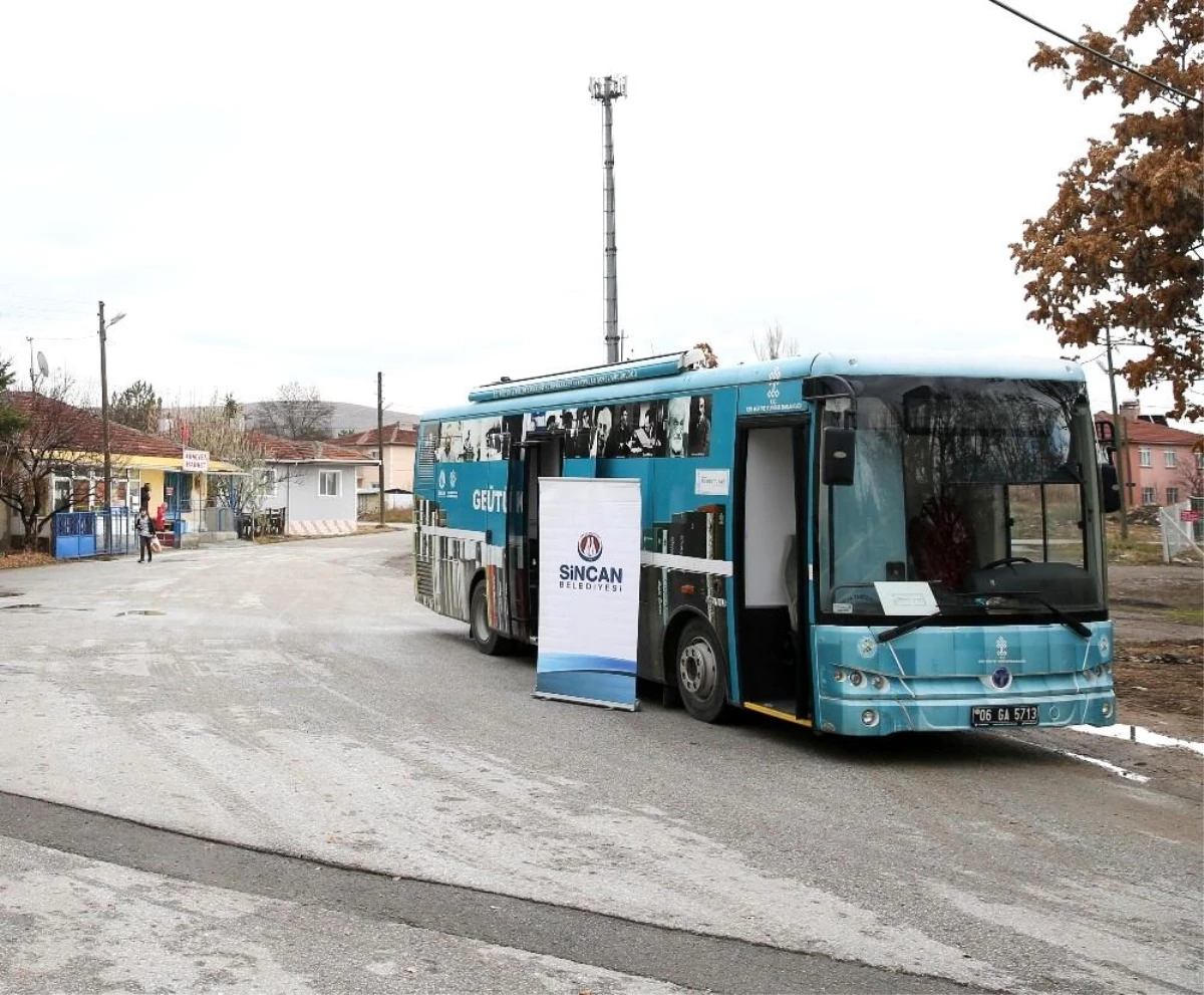 Gezici kütüphane Sincan sokaklarını turlamaya devam ediyor