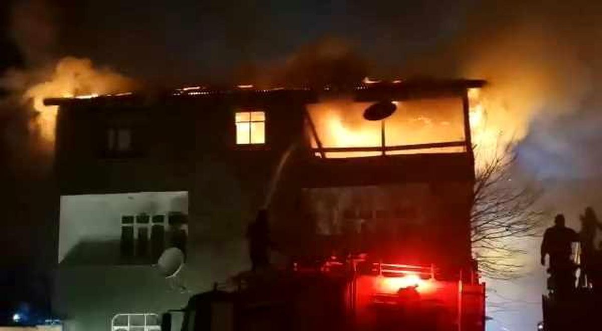 Iğdır'da çıkan yangın korkuttu