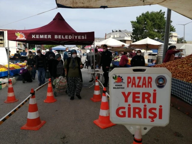 Kemer Belediyesi, korona virüs tedbirlerini sürdürüyor