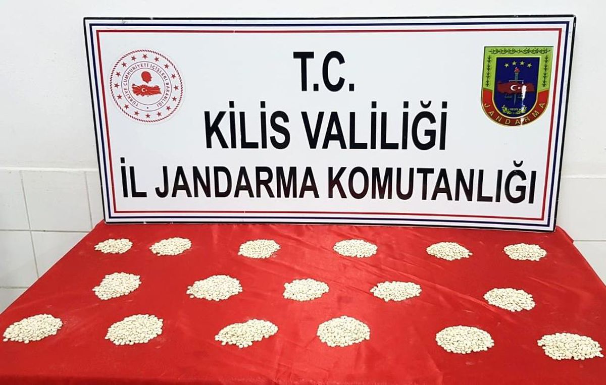 Son dakika haber... Kilis\'te uyuşturucu hap operasyonu