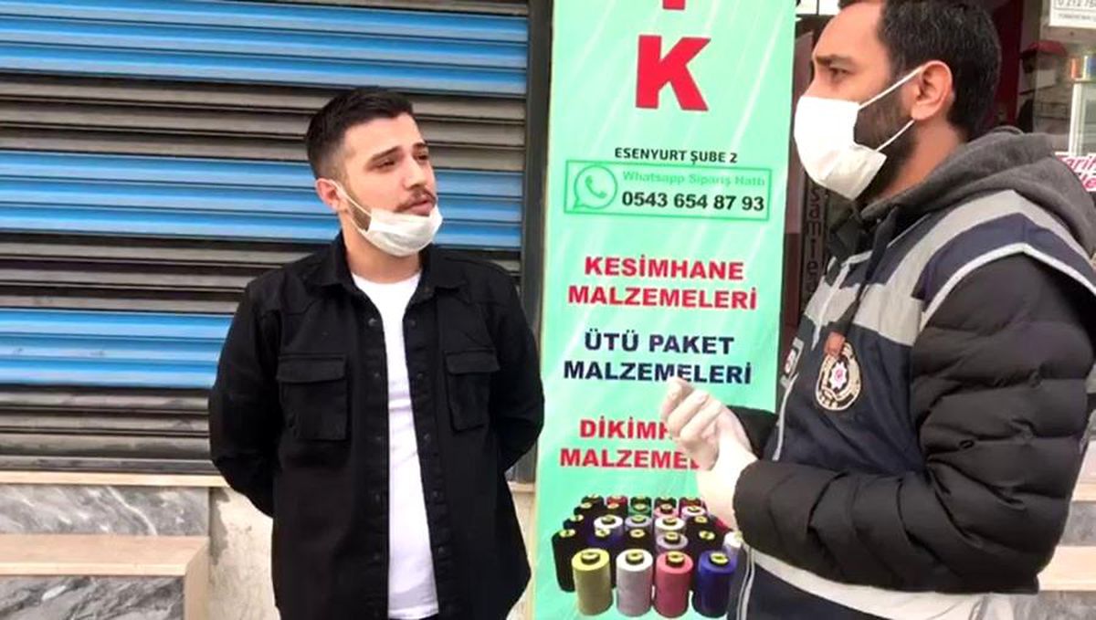 Kısıtlamada, arkadaşıyla arabayla dolaşırken yakalandı, muhasebeciyim dedi