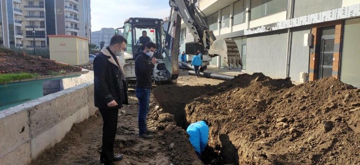 Mahallelerde taşkın sorunu çözülüyor