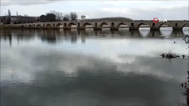 Yağışlar Meriç Nehri'nin debisini artırdı