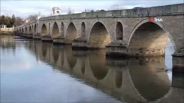 Yağışlar Meriç Nehri'nin debisini artırdı