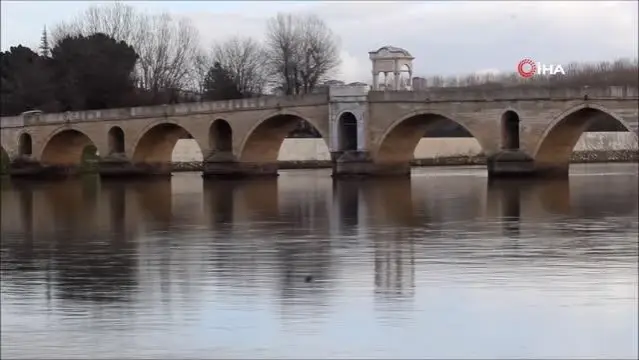 Yağışlar Meriç Nehri'nin debisini artırdı