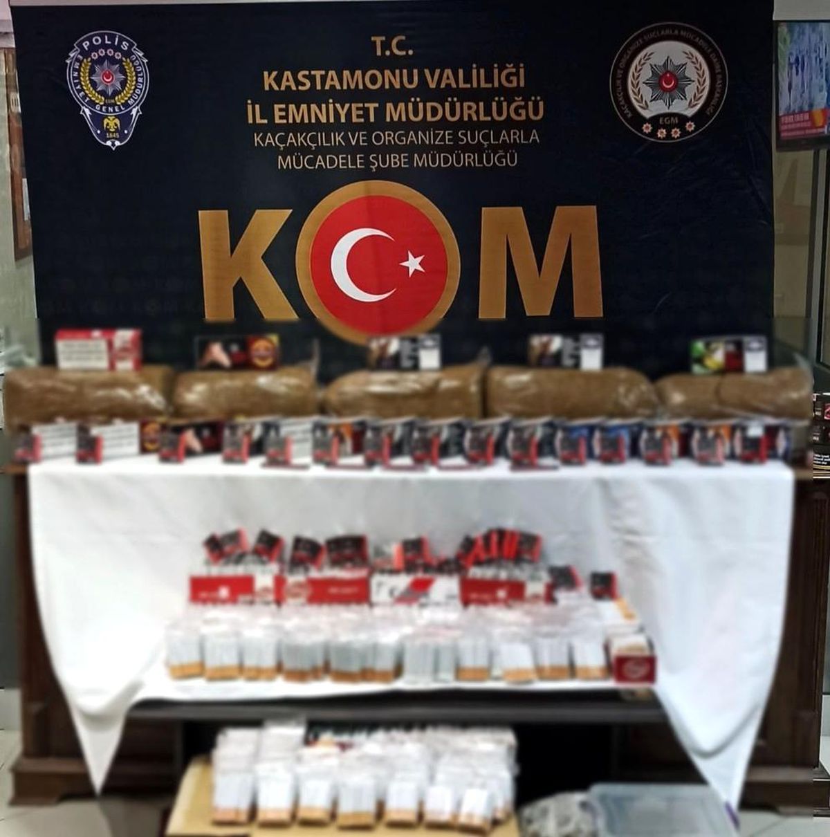 Son dakika 3. sayfa: 9 bin 580 adet doldurulmuş makaron yakalandı