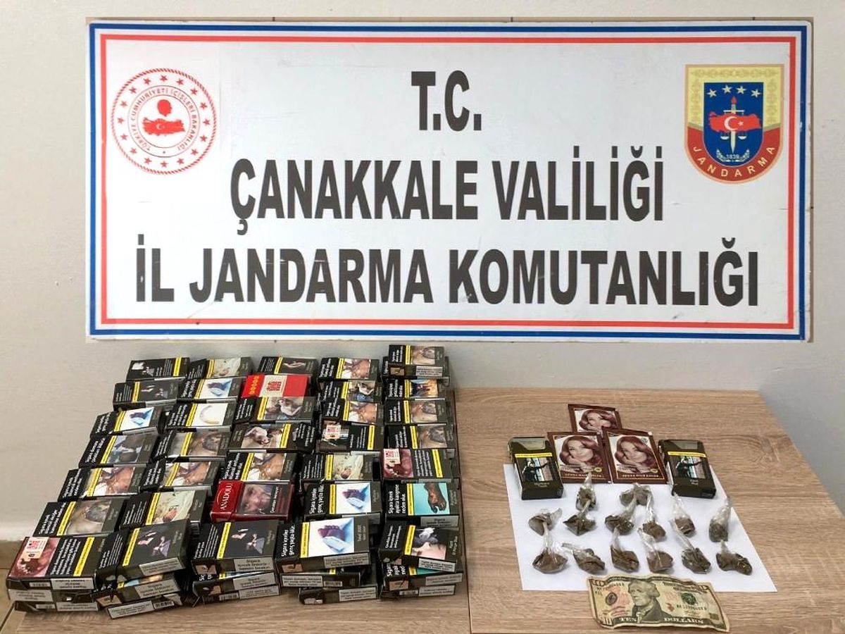 Son dakika haber! Çanakkale\'de uyuşturucu operasyonu