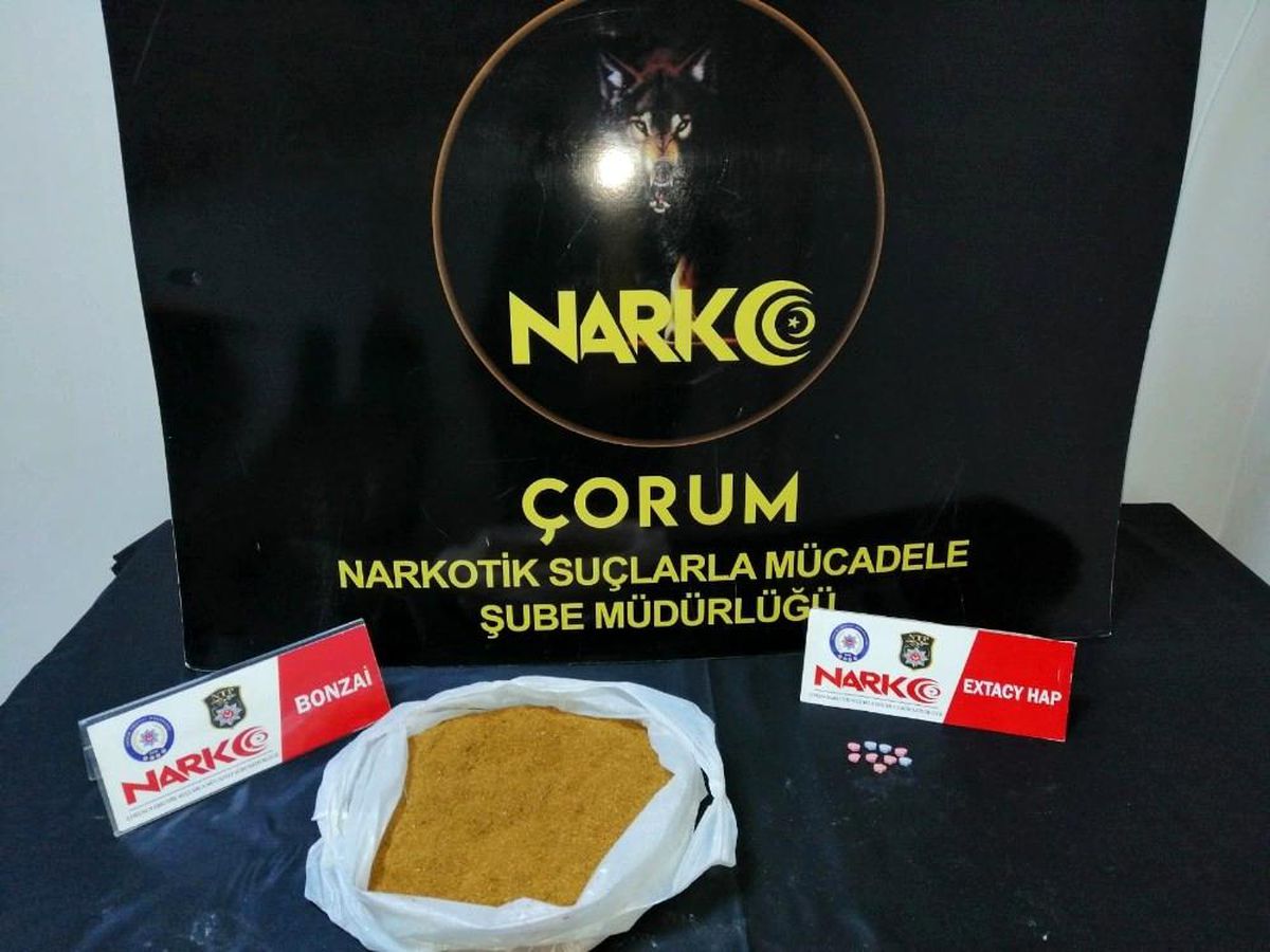 Son dakika... Çorum polisinden uyuşturucu operasyonu