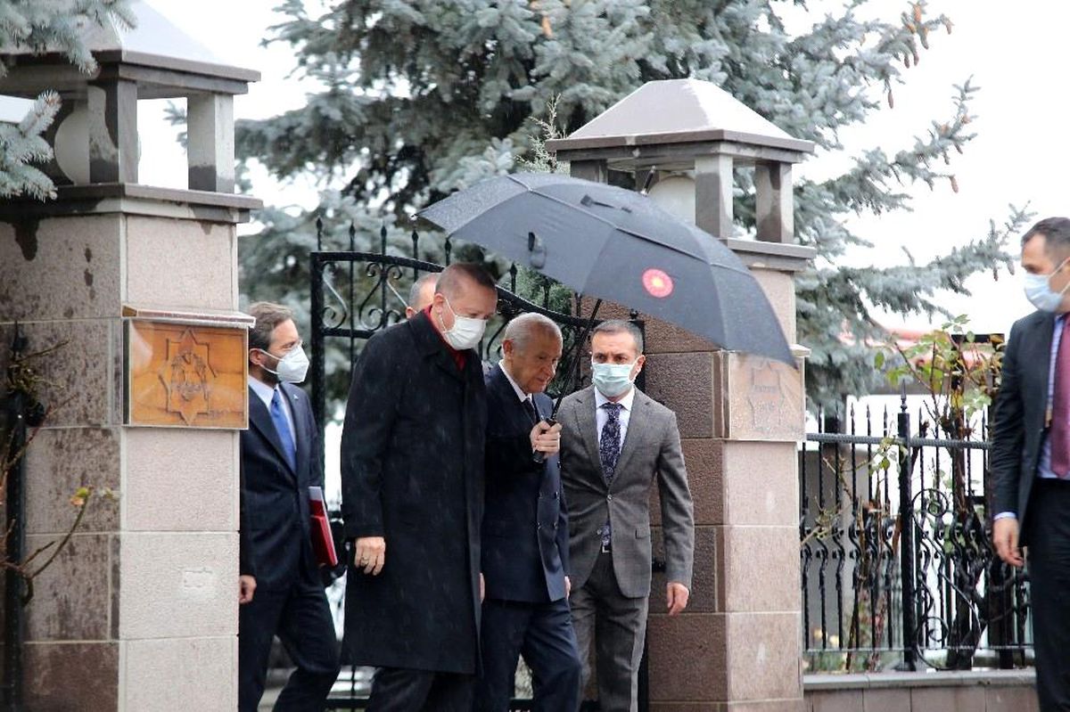 Cumhurbaşkanı Erdoğan, Devlet Bahçeli\'yi evinde ziyaret etti