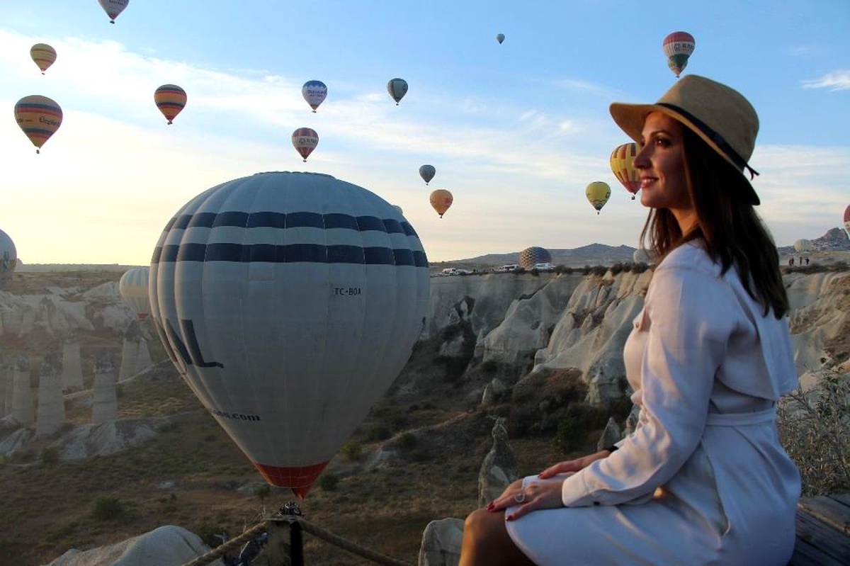 Kapadokya\'yı geçen yıl 992 bin 620 turist gezdi