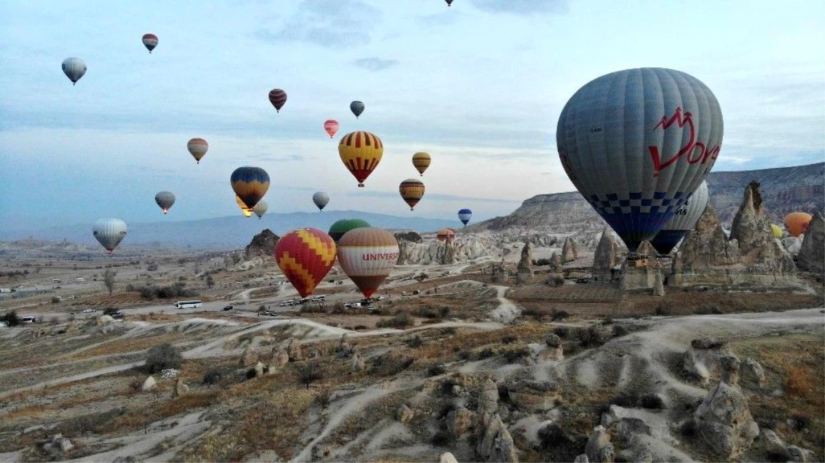 Kapadokya\'da balon turları iptal edildi