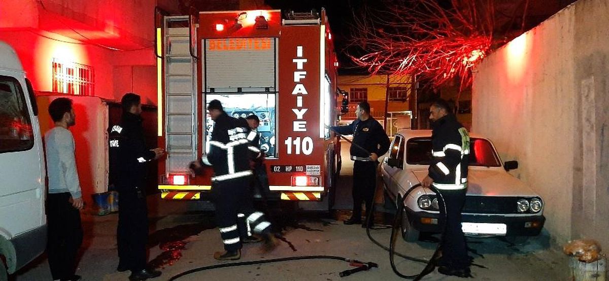 Odunluk yangını korkuttu