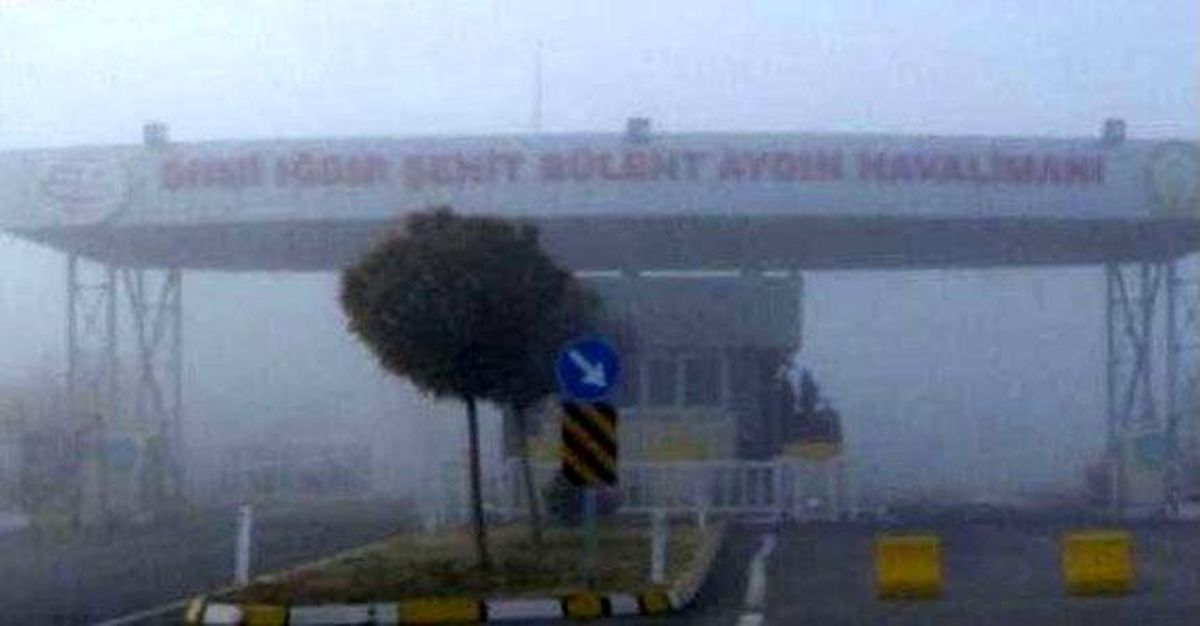 Uçak seferleri iptal edildi