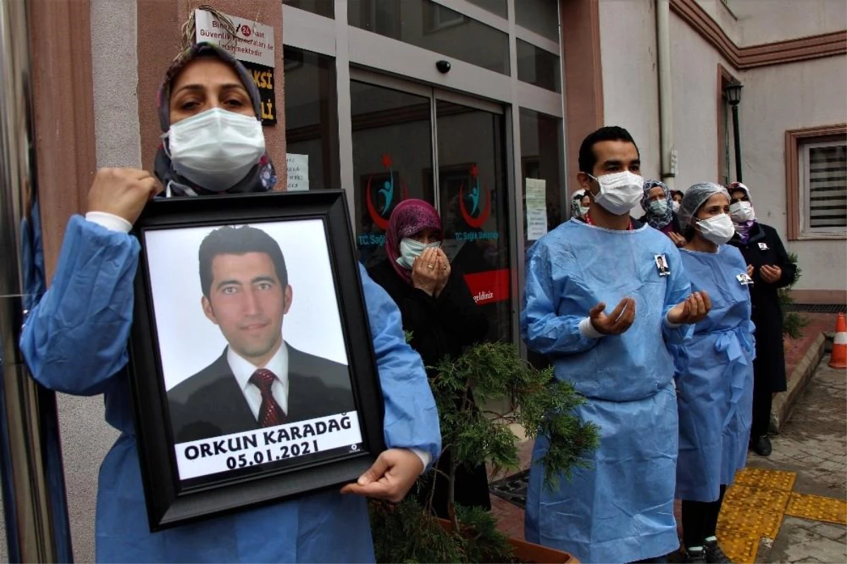 Amasya\'da koronadan hayatını kaybeden sağlık çalışanı için tören