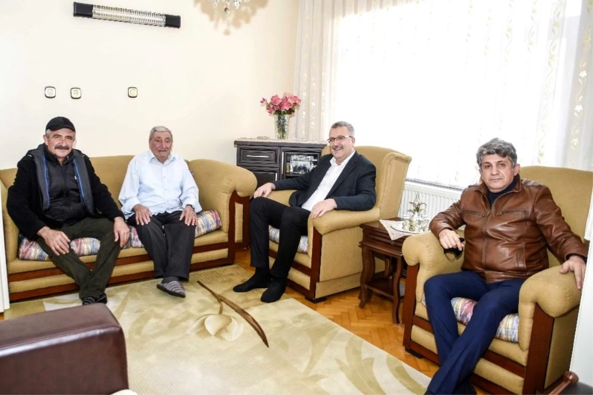 Başkan Özkan\'dan seleflerine ziyaret