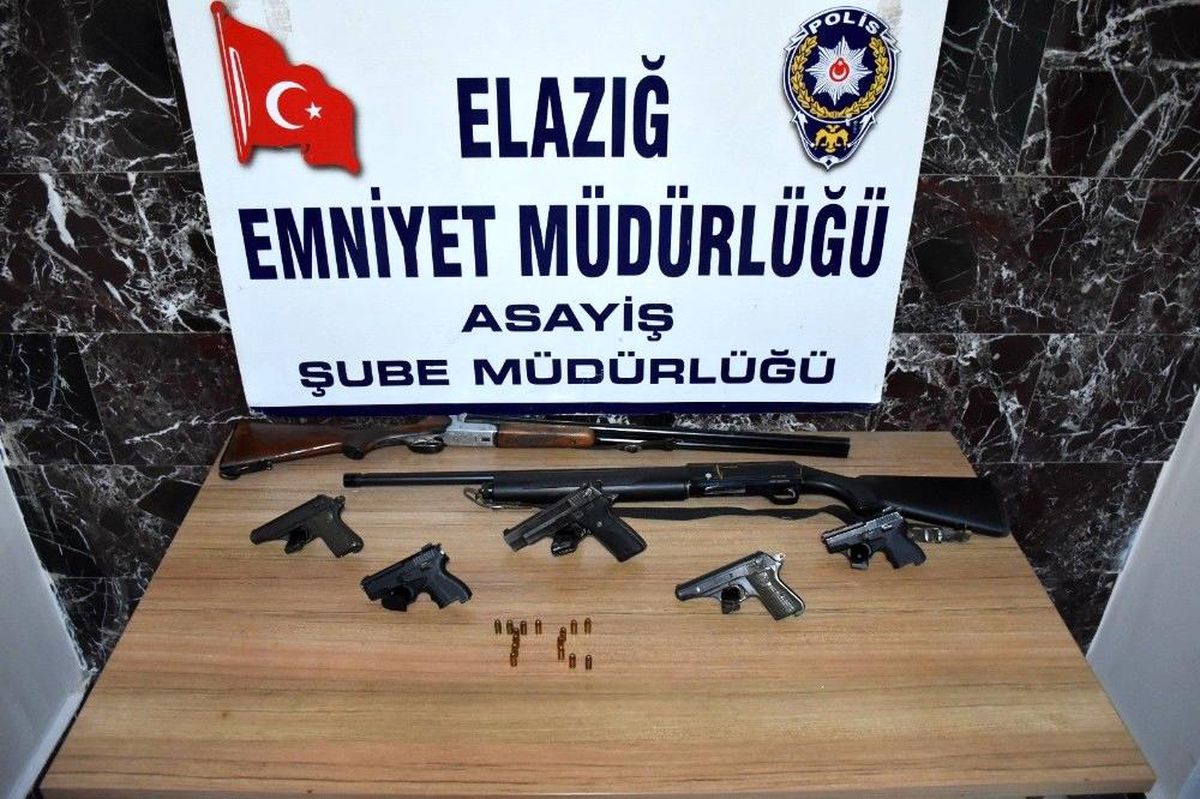 Elazığ\'da asayiş uygulamaları: 7 tutuklama