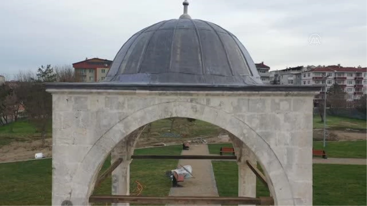 Hacı adaylarının uğurlandığı tarihi namazgahın restorasyonu tamamlandı