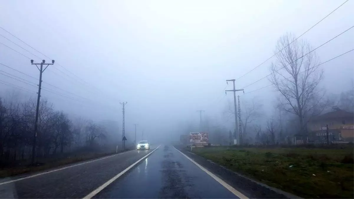 Karabük'te yoğun sis etkili oldu