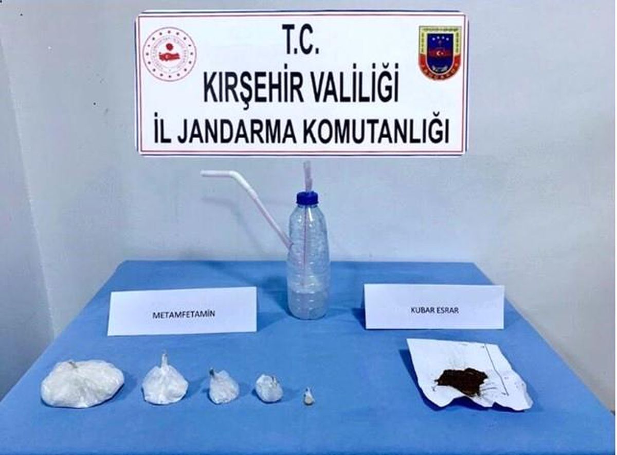 Kırşehir Jandarmadan uyuşturucu operasyonu