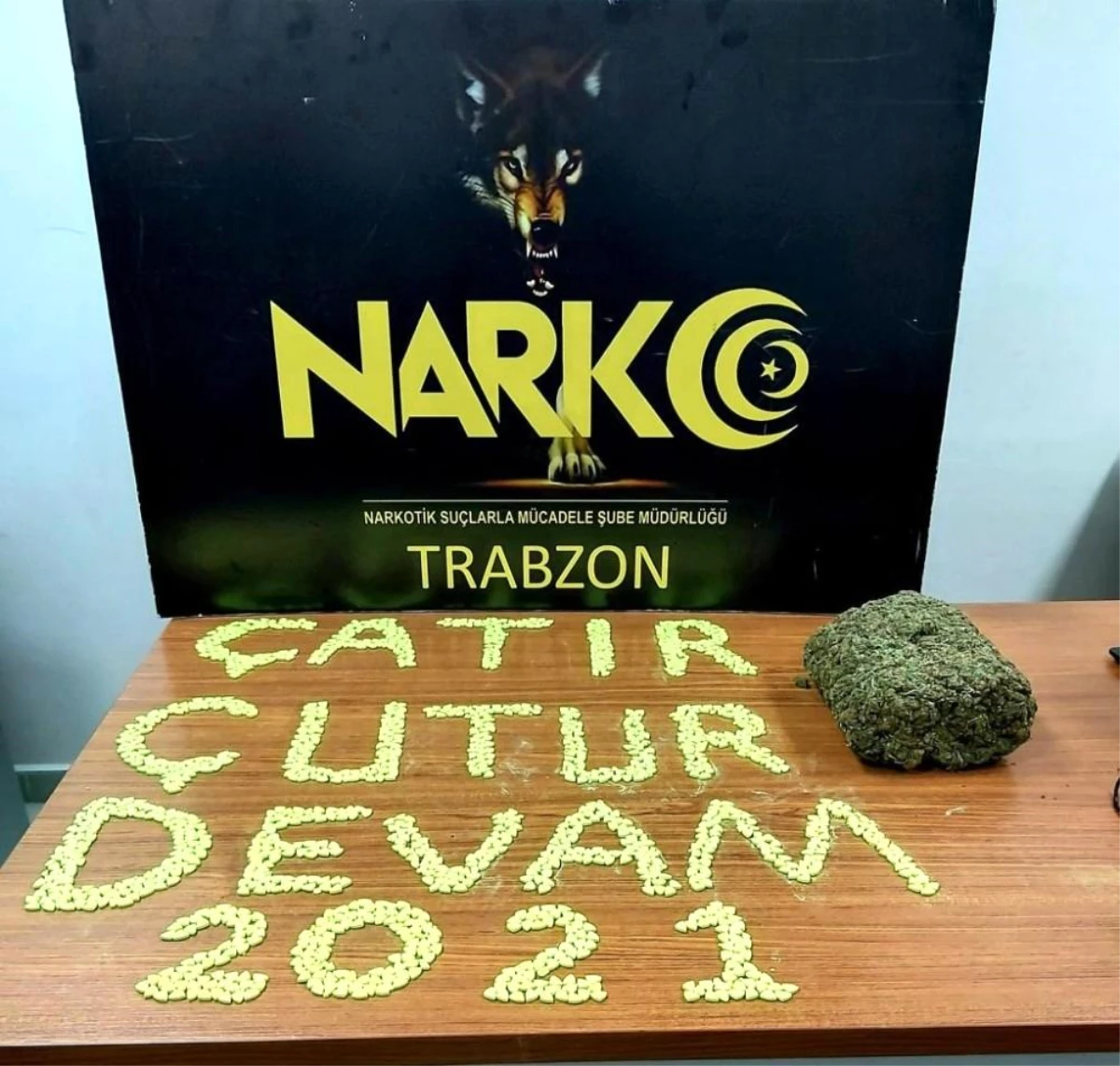 Trabzon\'da 2021 yılında da uyuşturucu ile mücadele "çatır çutur devam" ediyor