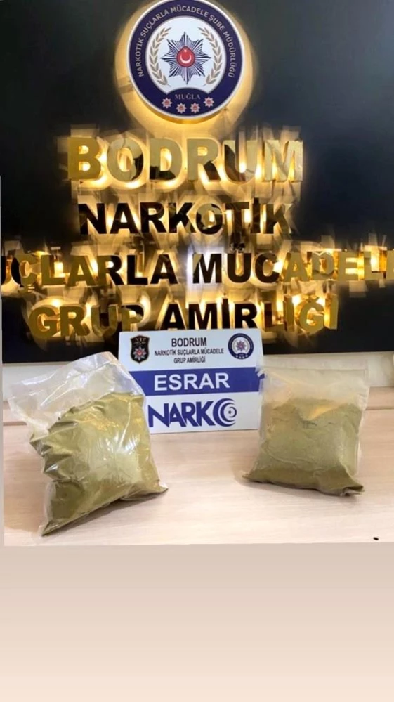 Bodrum'da narkotik ekibinden nefes kesen operasyon