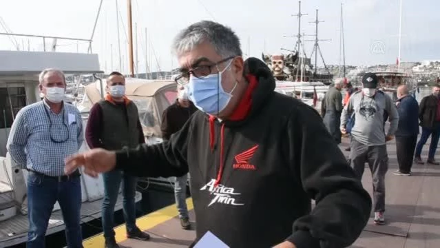 Bodrum'da tekne sahipleri iskele bağlama fiyatına tepki gösterdi