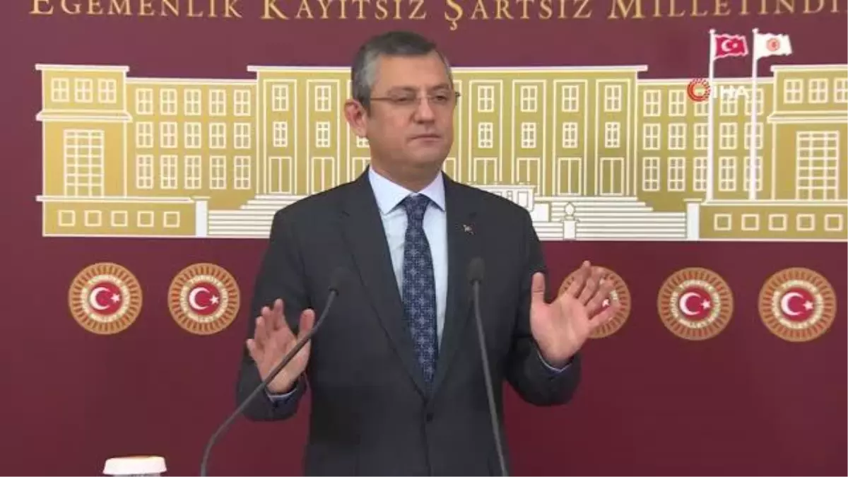 Son dakika haberleri... CHP Grup Başkanvekili Özgür Özel: "Aşıdan kişisel kararla sakın kaçınmayın"