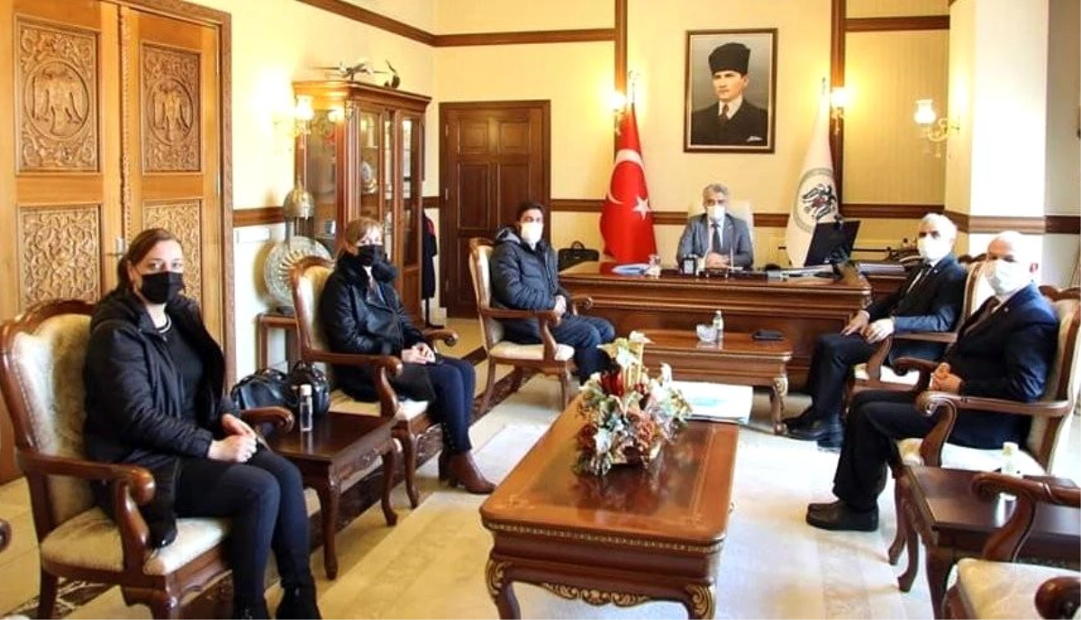 DATÜB heyeti Erzincan Valisi Mehmet Makas\'ı ziyaret etti