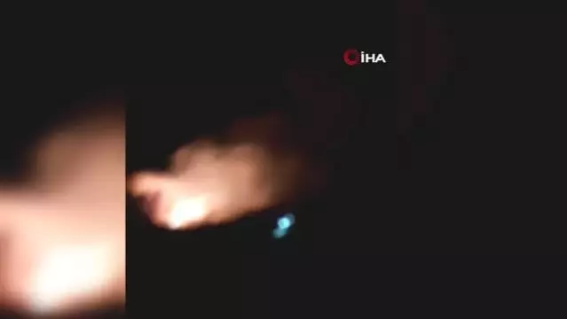 Hatay'da sazlık yangını Hatay'da sazlık yangını