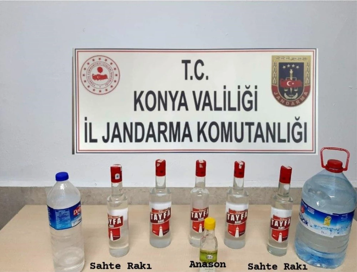 Son dakika haberleri | Konya\'da sahte alkol ele geçirildi