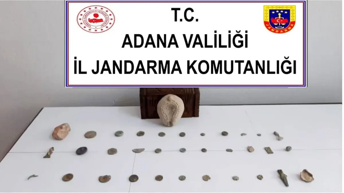 Adana\'da tarihi eser kaçakçılığı yapan 2 kişi yakalandı