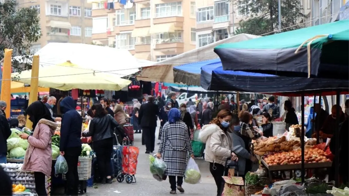 Halk pazarlarında kısıtlama hareketliliği