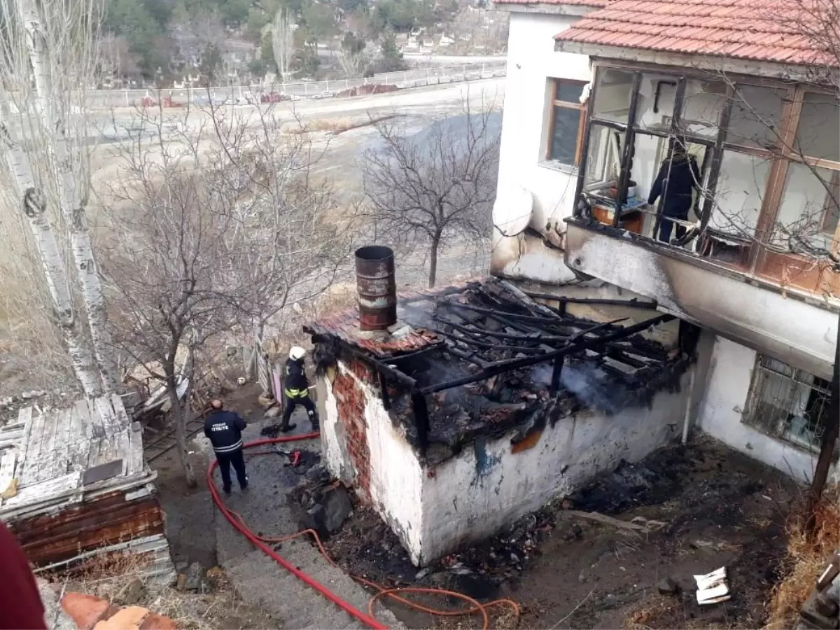 Son dakika haber... Tandırda çıkan yangın korkuttu