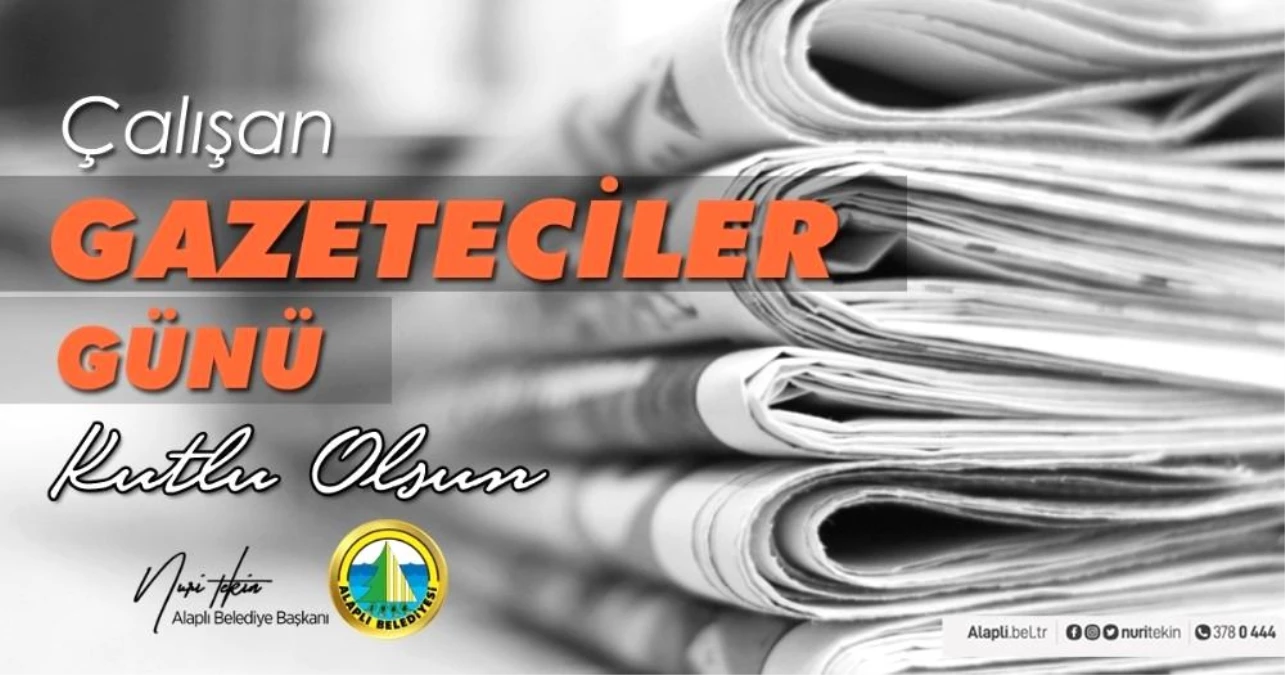 Tekin, "10 Ocak Çalışan Gazeteciler Günü kutlu olsun"