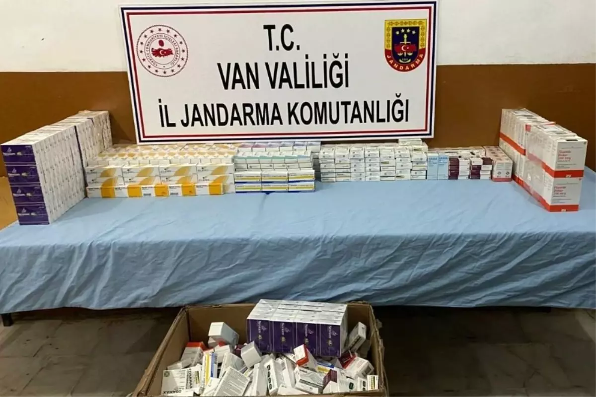 Van\'ın İran sınırında tıbbi malzeme ele geçirildi