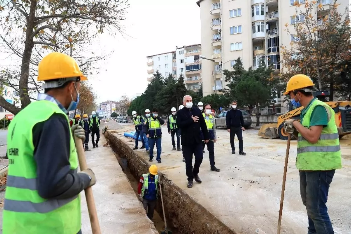 Yenişehir\'in içme suyu çilesi Büyükşehir ile son buluyor