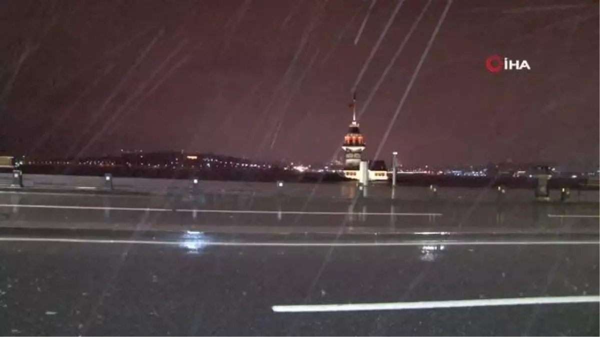İstanbul\'da beklenen yağış gece boyunca devam etti