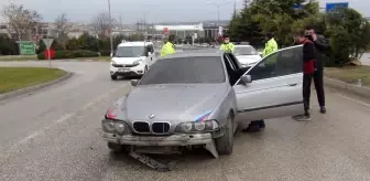 Kısıtlama saatinde yürekleri ağza getiren kaza