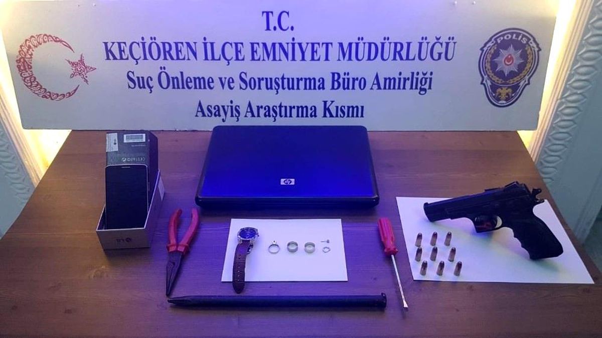 Başkent\'te yedi farklı evde hırsızlık olayının zanlısı yakalandı